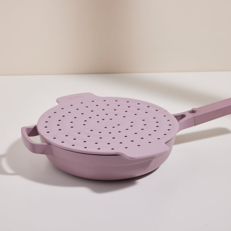 Purple Fearless Fry on alway pan