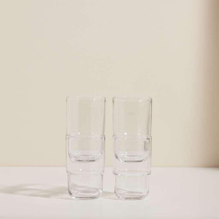 tall night and day glasses - clear - view 5
