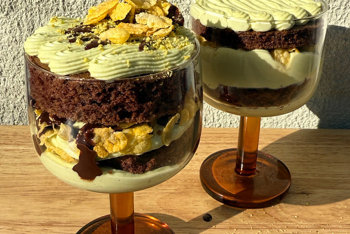 Dubai Chocolate Coupe Cakes 