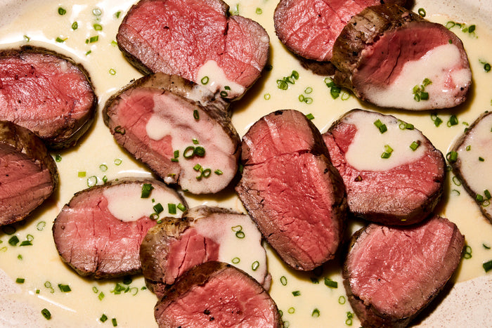 Roasted Beef Tenderloin with Beurre Blanc