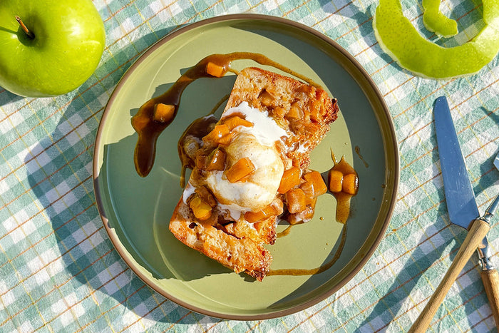 Apple Croissant Bread Pudding