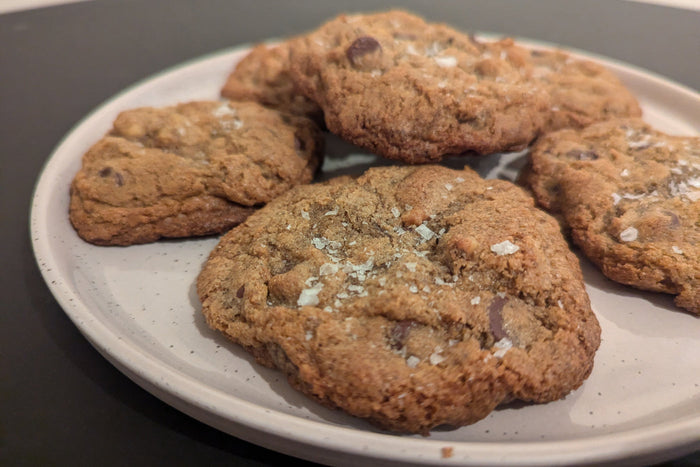 Whole Wheat Walnut Chocolate Chip Cookies