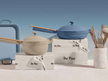 our place gifts under £100 - mini griddle pan, mini perfect pot, always pan and utensil essentials