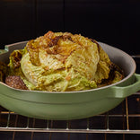 Roasting cabbage in a green Large Always Pan