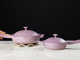 Our Place - Black Friday Sale 2022 - Bundles - Always Pan in Lavender, Mini Always Pan in Lavender and Wave Trivet