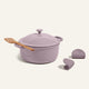 cast iron perfect pot - lavender - view 1