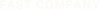 Translation missing: en.White text reading FAST COMPANY appears faintly against a white background, making the words difficult to distinguish