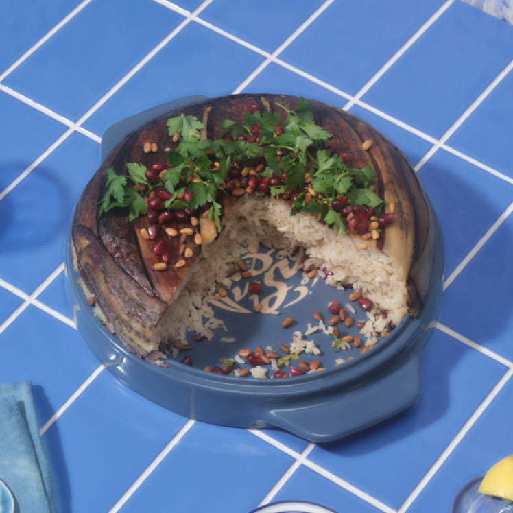 flipping platter - blue salt - sahtain - view 5