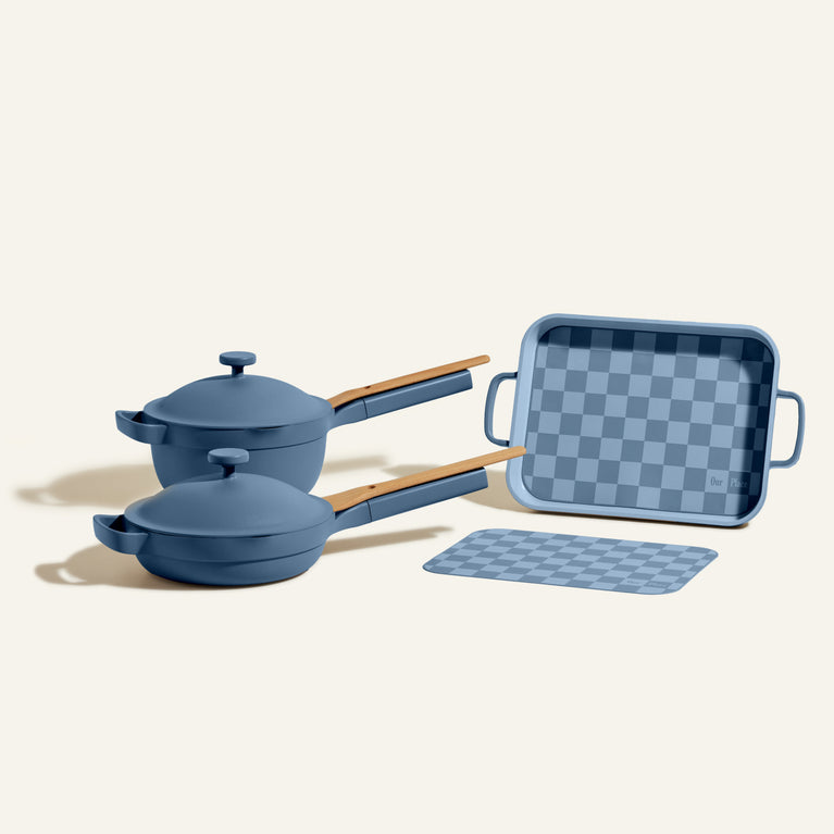 mini cookware set - blue salt - view 1