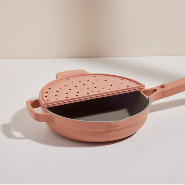 Pink Fearless Fry open on always pan