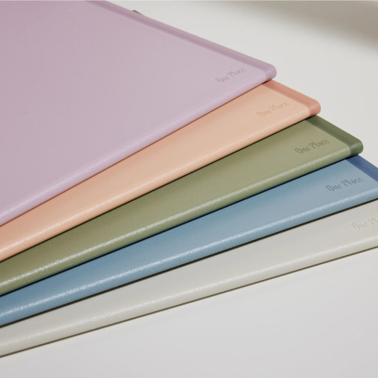 Purple, pink, green, blue, blue, beige Daily cutting Board assortment 