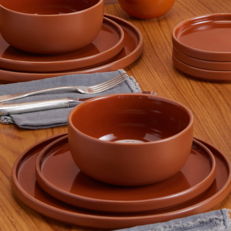 soup bowl - terracotta - view 2