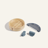 Spruce Steamer, blue Fry Deck, and blue Hot Grips bundle