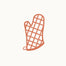 Oven mitt icon