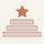 Layer cake with star icon