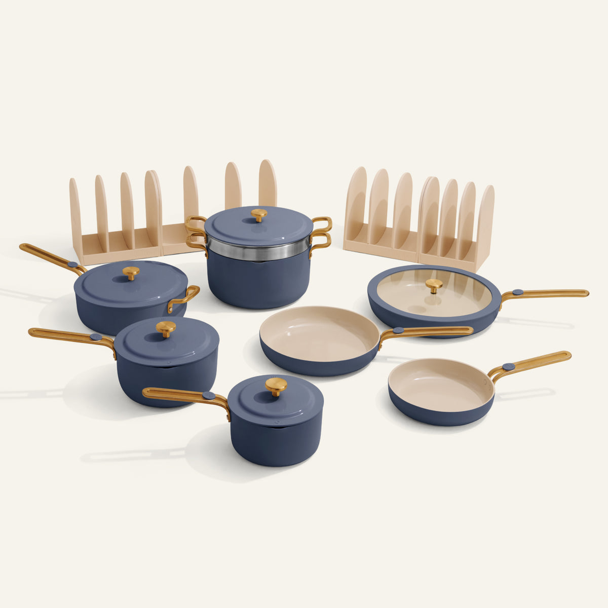 Our Place 17-Piece Essentials Complete Cookware Set - Ceramic non-stick - Char Black