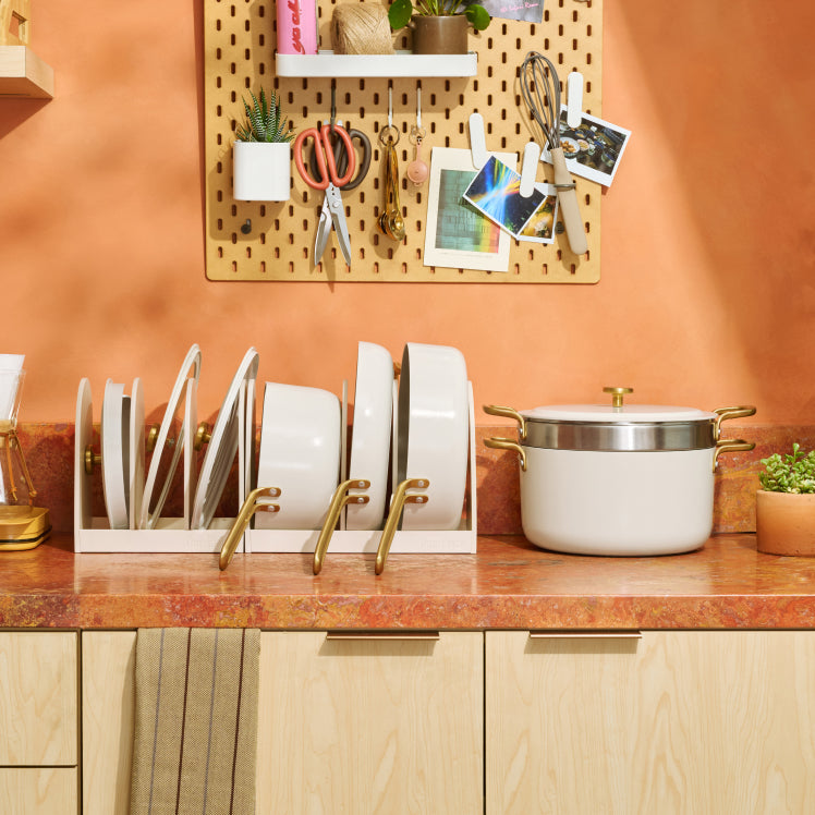 11-Piece Non-Toxic Cookware Set with Storage–Our Place
