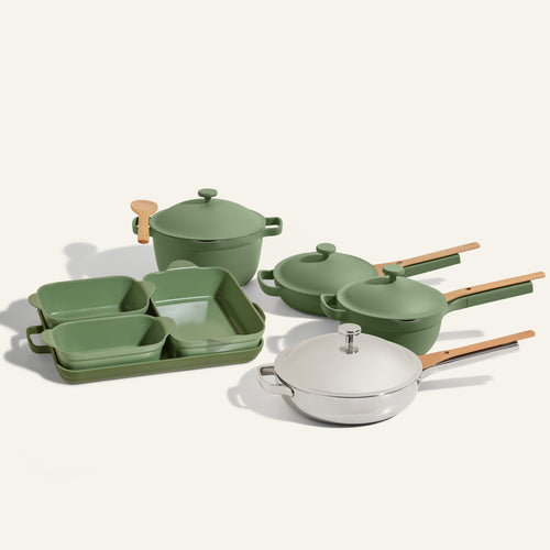 green ultimate cookware set pro