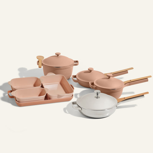 pink ultimate cookware set pro