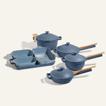 blue ultimate cookware set