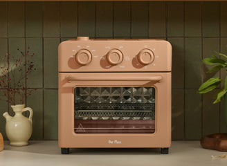 pink wonder oven on counter