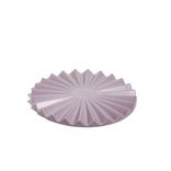 purple pleat trivet