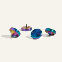 Rainbow Metallic Knob Set